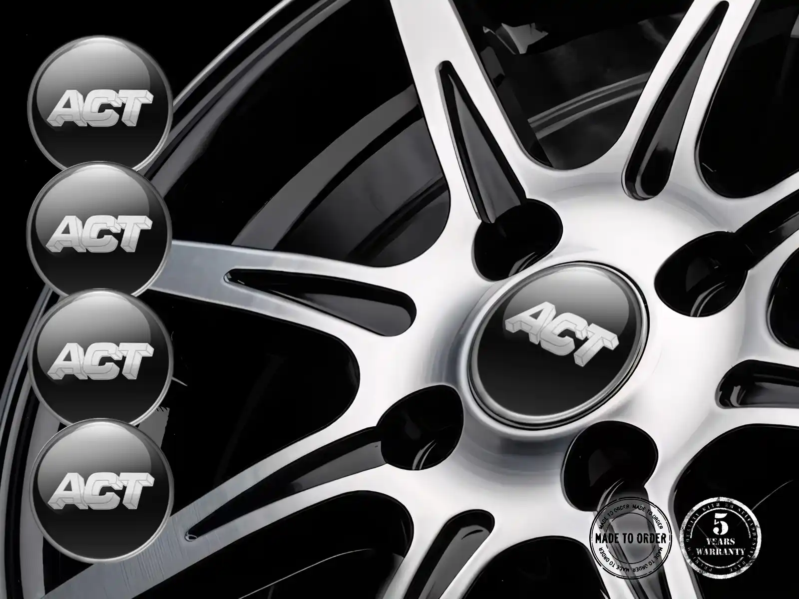 ACT Silicone Stickers Edition Custom Wheel Labels